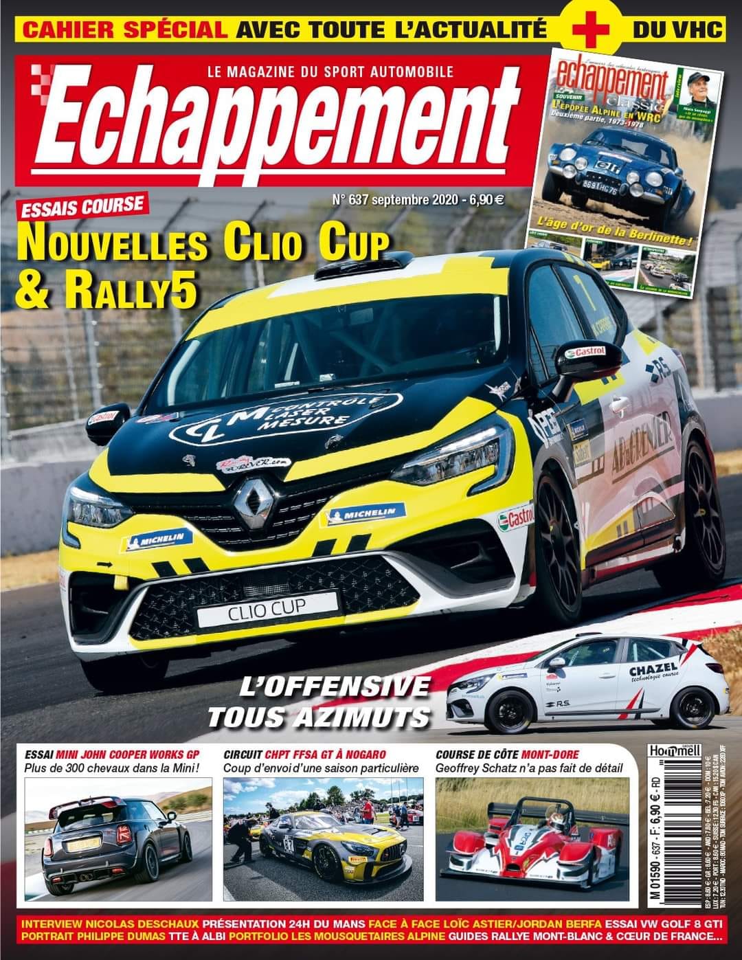 Clio Cup : T2CM sur le podium à Nogaro Clio Cup : T2CM sur le podium à Nogaro