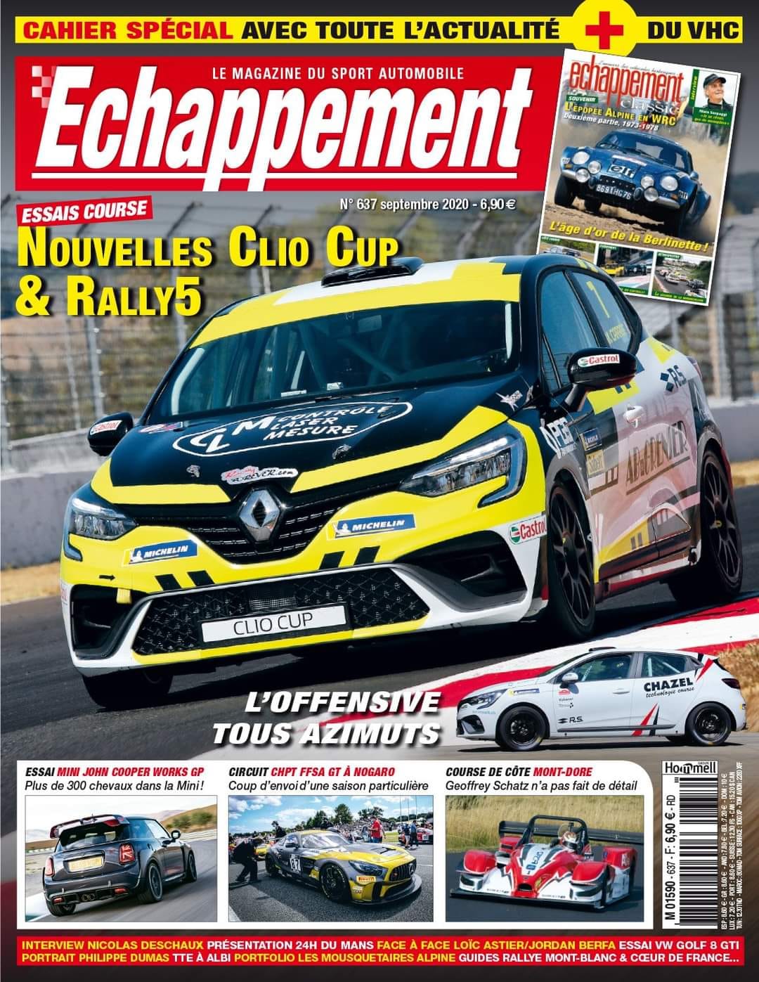 Clio Cup : T2CM sur le podium à Nogaro