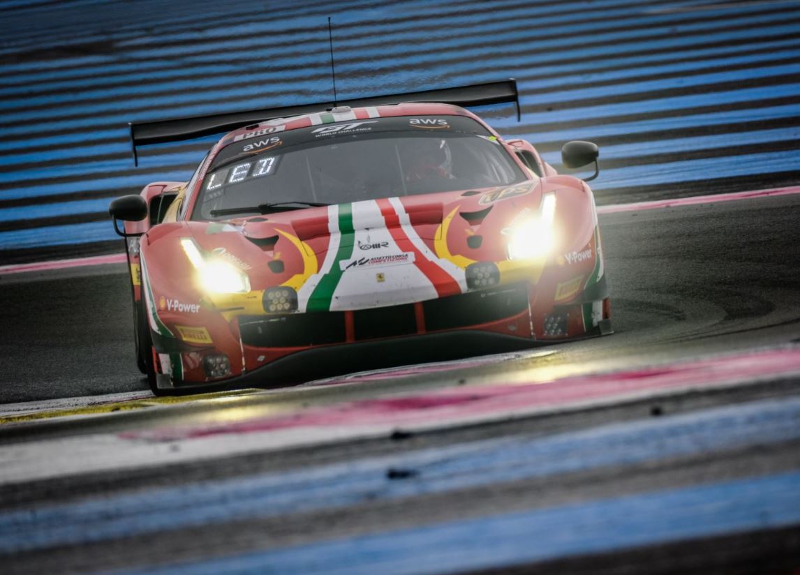 Ferrari aux anges pour la finale (Photo SRO)