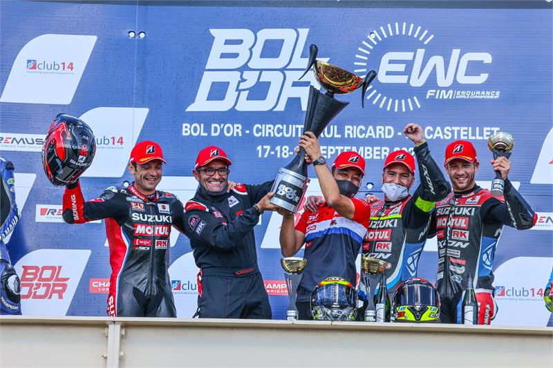 Endurance Moto : Bol d'Or 2021 pour Suzuki