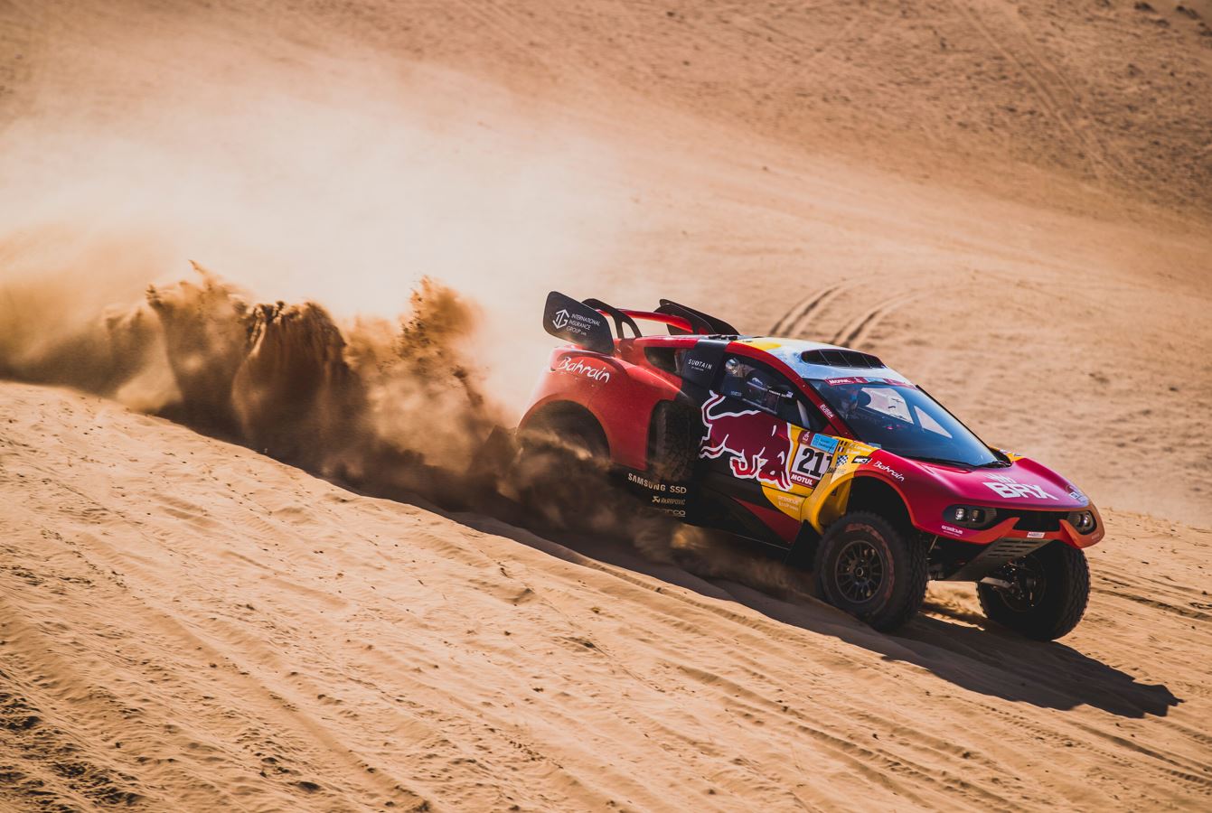 2e, Sebastien Loeb n'a pas démérité (Photo : Flavien Duhamel / Red Bull Content Pool) 2e, Sebastien Loeb n'a pas démérité (Photo : Flavien Duhamel / Red Bull Content Pool)