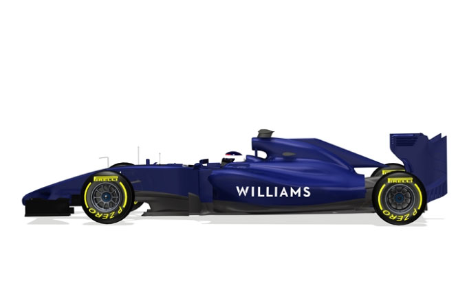 Une vue de profil déjà plus classique : © Williams F1