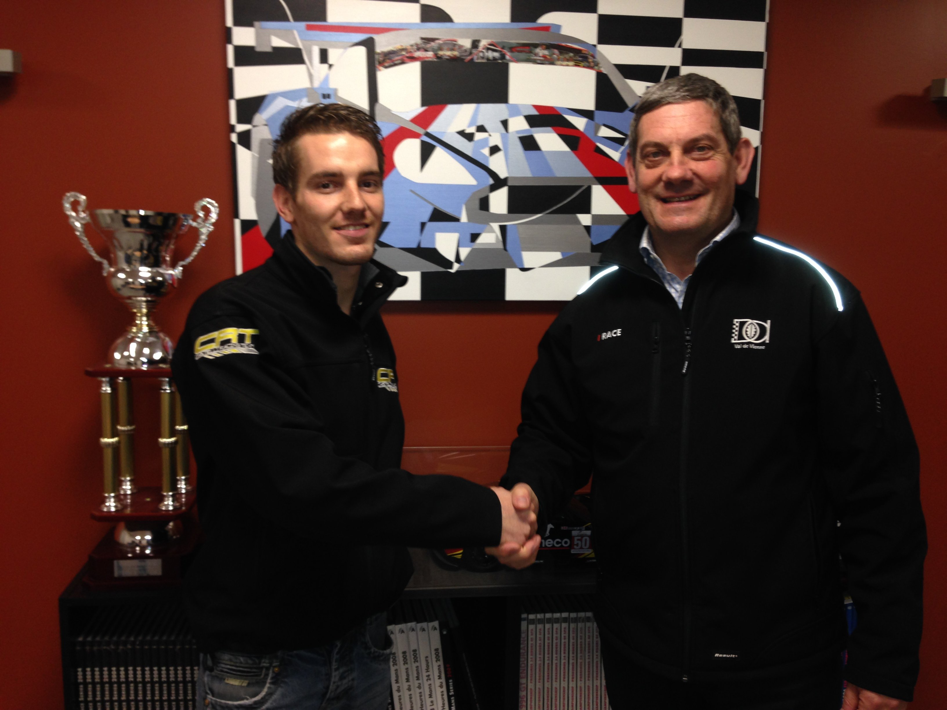 Gael Castelli en compagnie de son nouveau patron Jack Leconte Gael Castelli en compagnie de son nouveau patron Jack Leconte