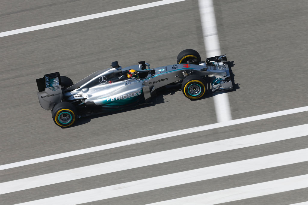 La Mercedes, toujours aussi rapide : © Mercedes GP