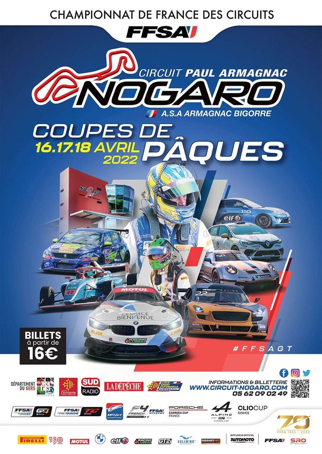 Coupes de Pâques de Nogaro : Les horaires