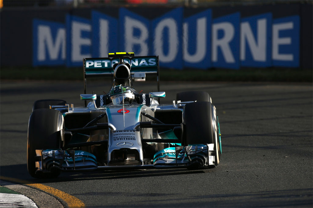 La Mercedes de Rosberg : © : Mercedes GP