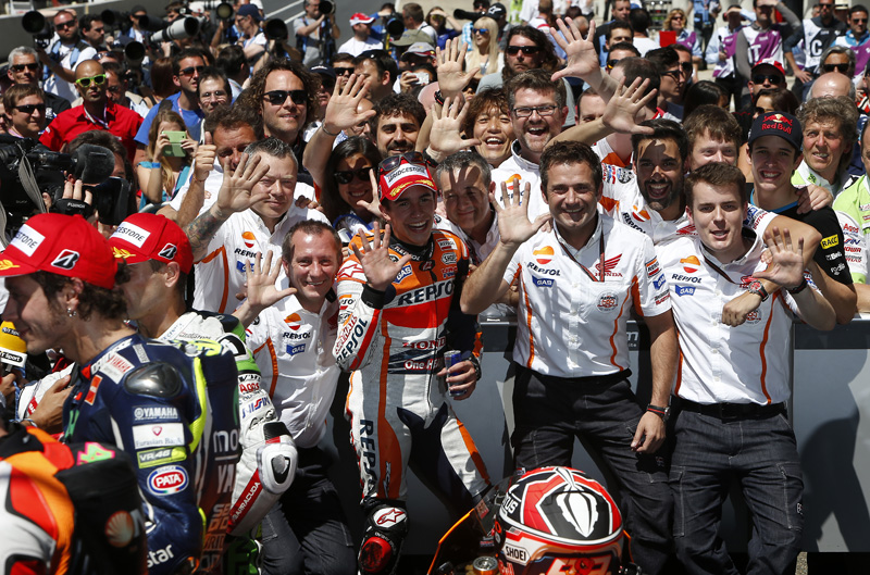 Avec Marquez les stats s'affolent en MotoGp (Photo Repsol)