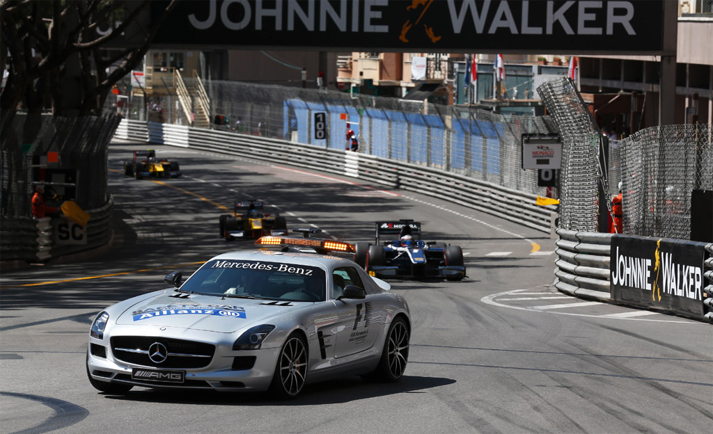 Le Safety Car a beaucoup tourné © Sam Bloxham/GP2 Series Media Service