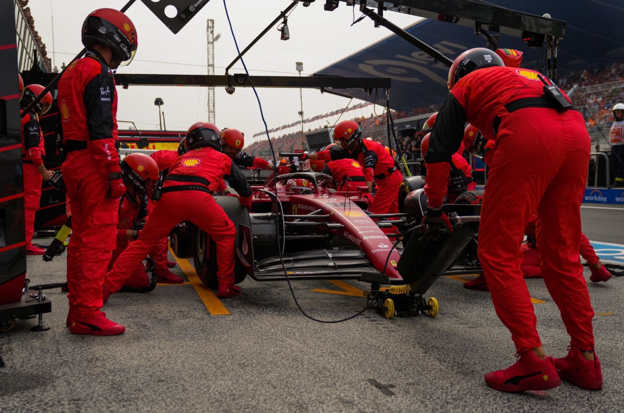 Ferrari a perdu beaucoup dans les stands © Ferrari
