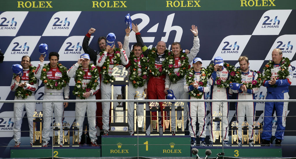 Le podium © Audi Motorsport