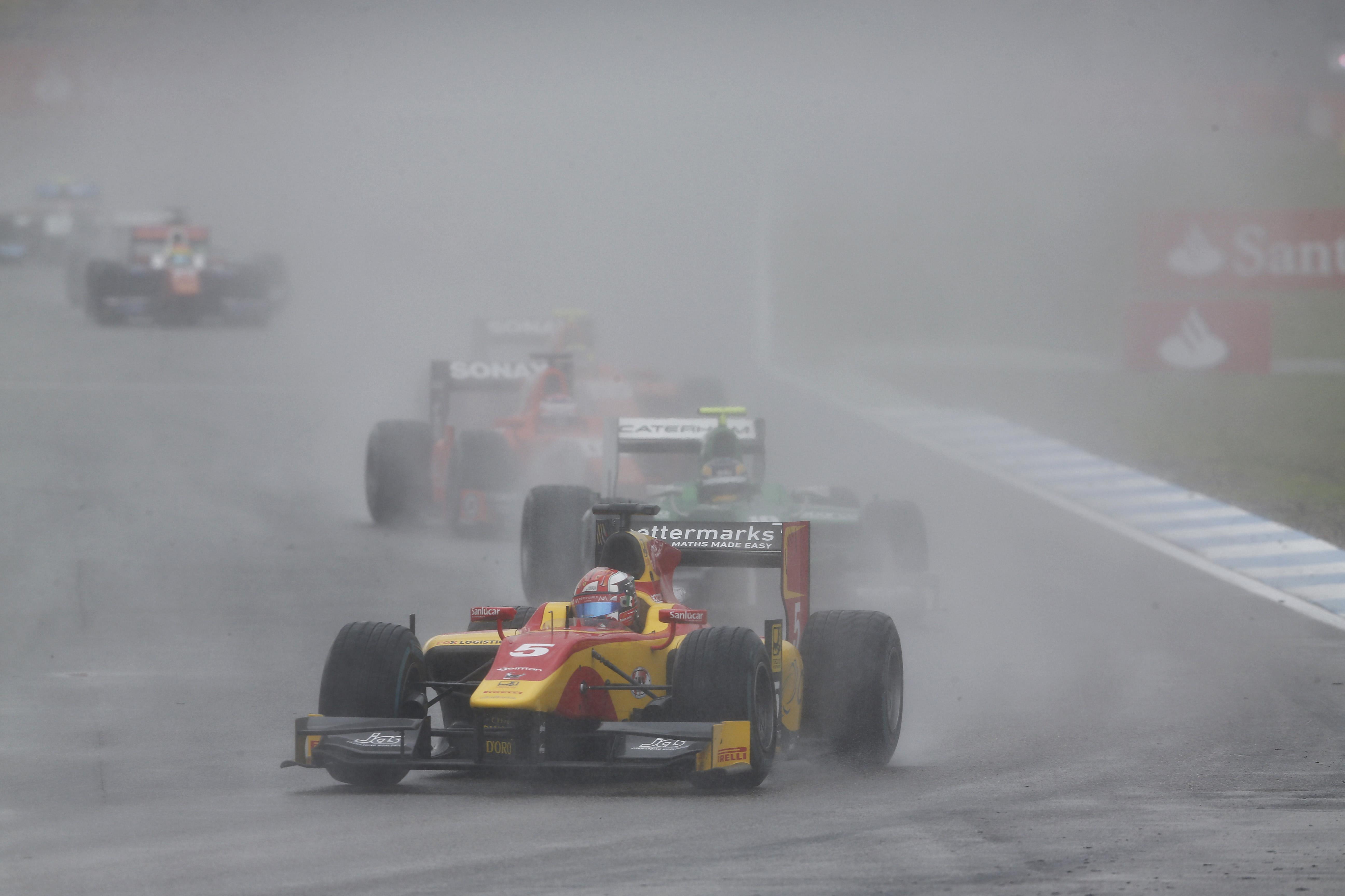 Banco sous la pluie pour Coletti (Sam Bloxham/GP2 Series Media Service)