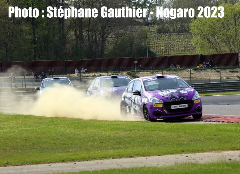 Les 208 à l'attaque à Nogaro