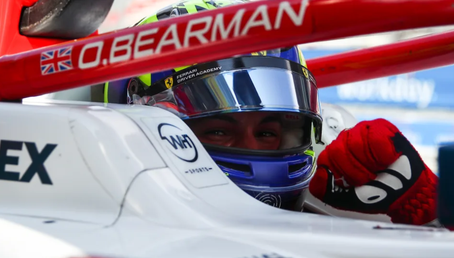 Bearman vainqueur en Espagne © FIA F2