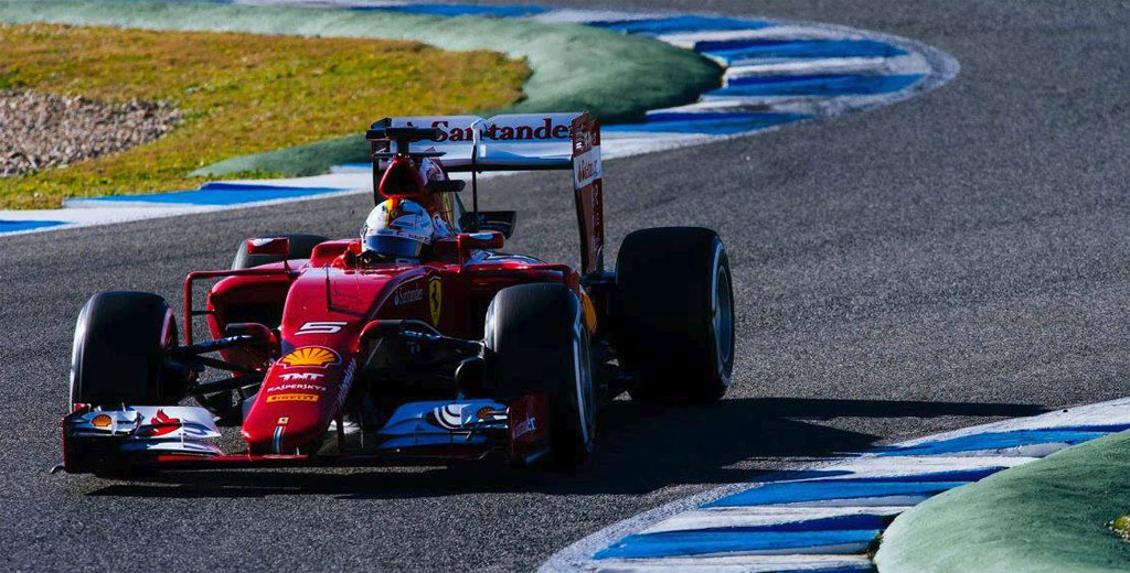 Vettel et Ferrari en tête : © Ferrari SpA