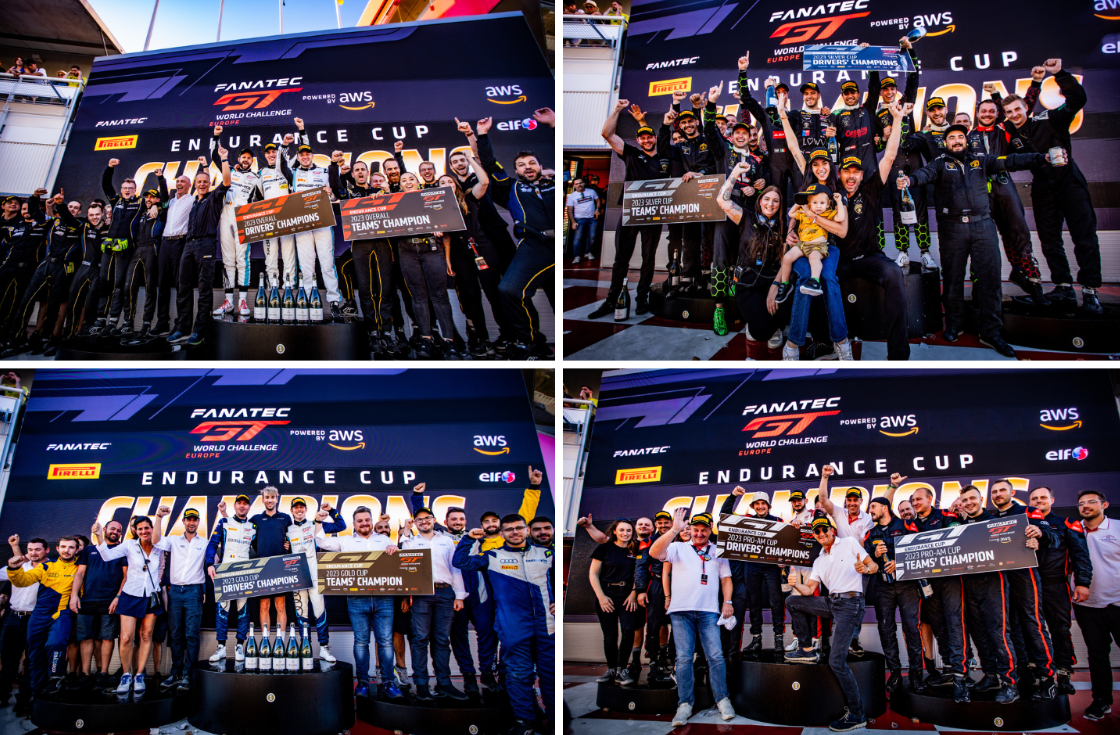 Les podiums de l'Endurance (Photo SRO)