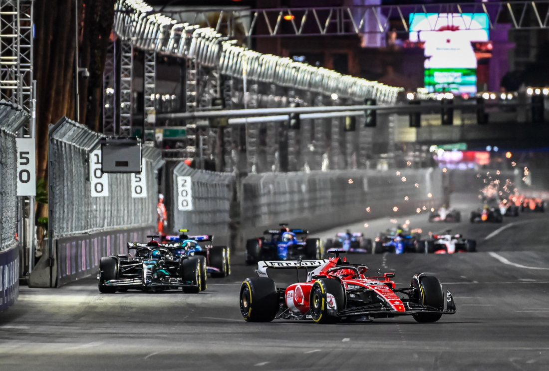 Leclerc a fait le show à Las Vegas © Ferrari Leclerc a fait le show à Las Vegas © Ferrari