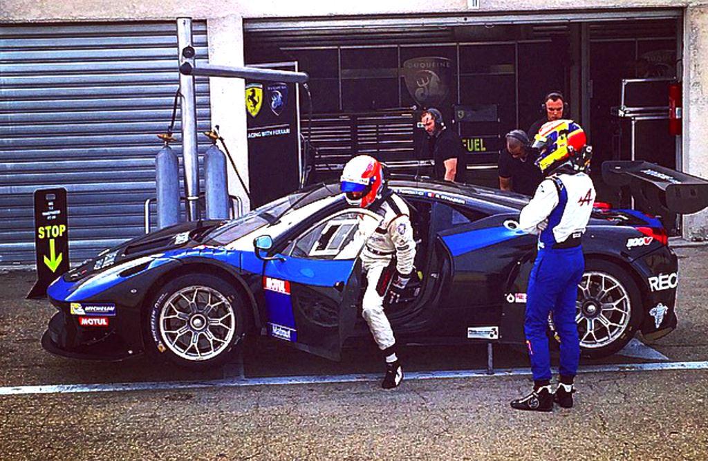 Panciatici roulera sur une Ferrari du Team Duqueine Panciatici roulera sur une Ferrari du Team Duqueine