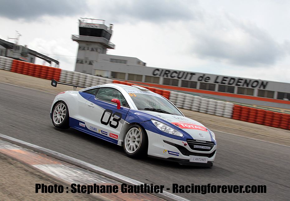 Belle entrée en matière pour Antunes en Peugeot RCZ Belle entrée en matière pour Antunes en Peugeot RCZ