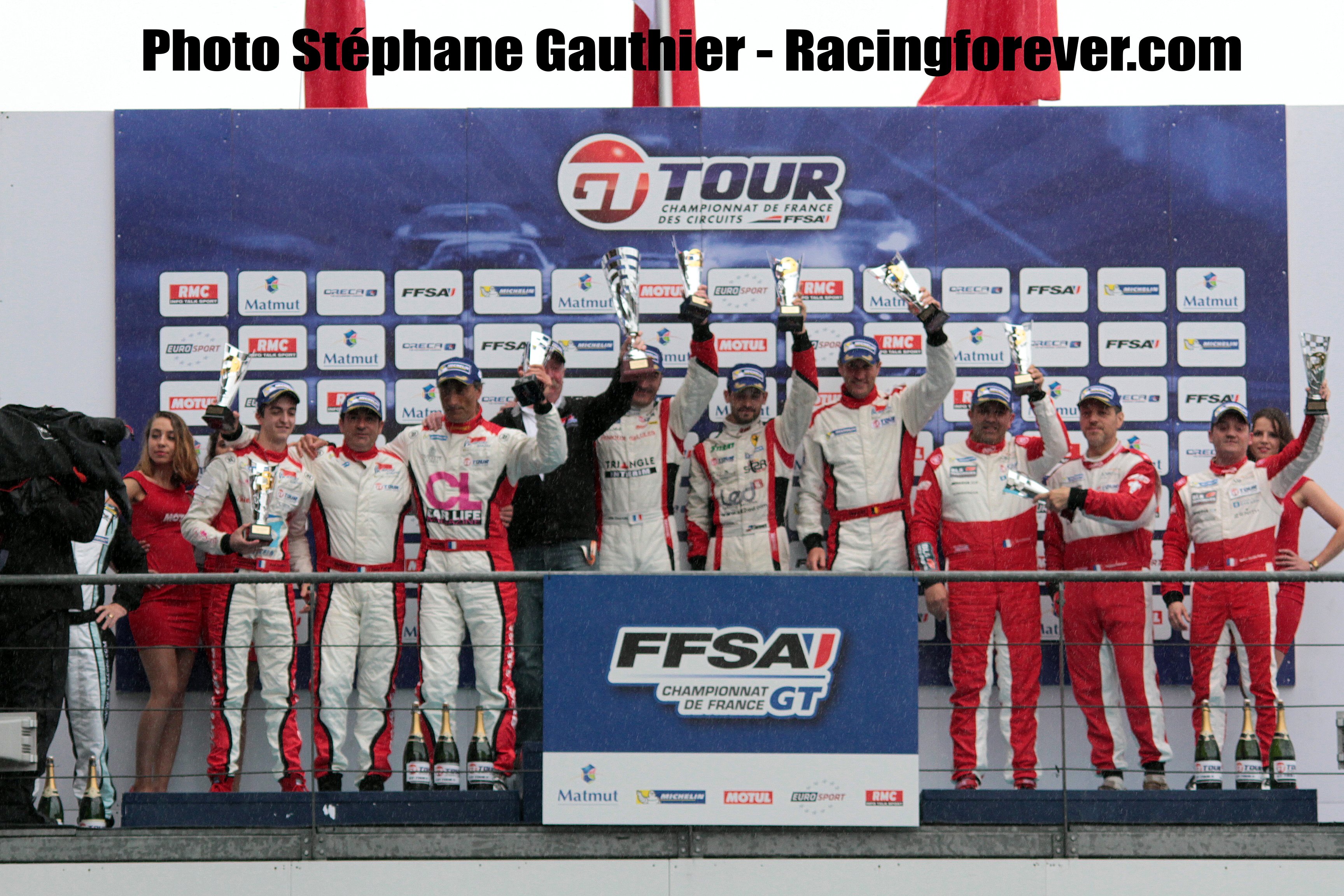 Un podium FFSA GT très "Ferrarissimo"