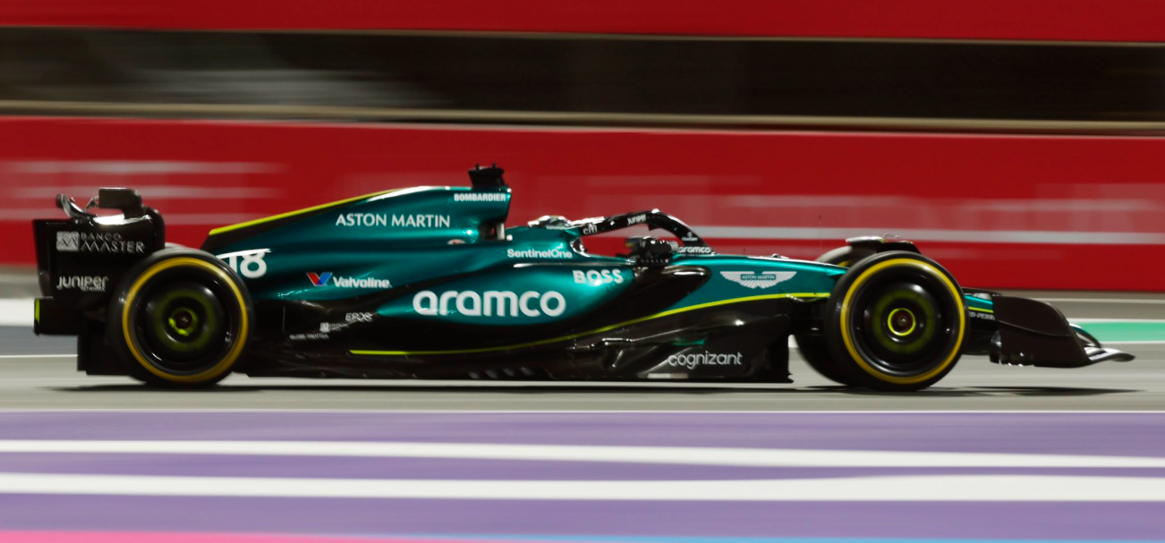 Stroll dans le mur © Aston Martin F1