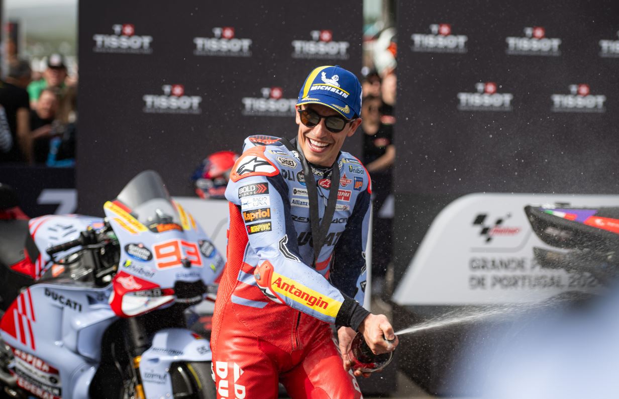 On l'attendait, Marc Marquez est bien dans le trio de tête On l'attendait, Marc Marquez est bien dans le trio de tête