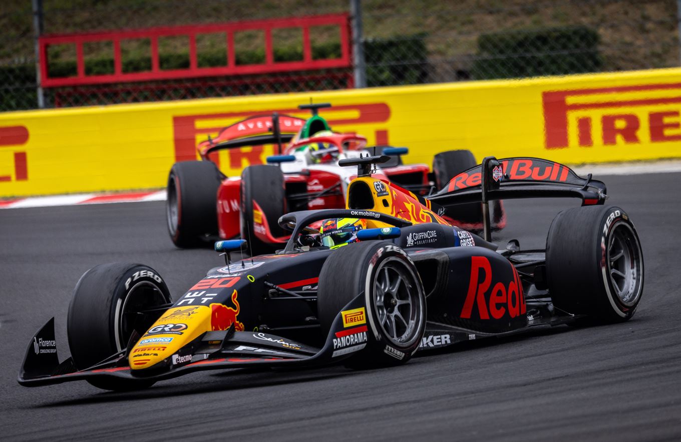 Nouveau succès pour Hadjar (Dutch Photo Agency Red Bull content pool) Nouveau succès pour Hadjar (Dutch Photo Agency Red Bull content pool)