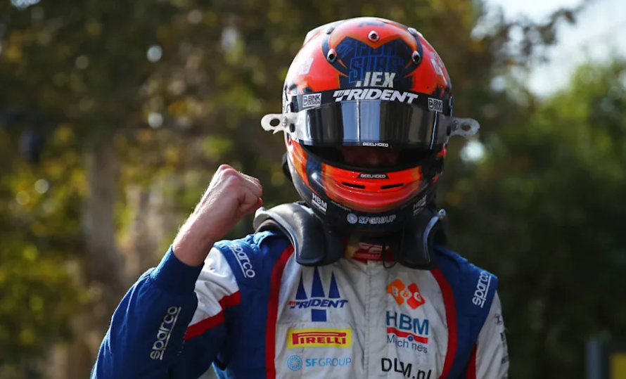 Verschoor remporte une course animée © FIA F2 Verschoor remporte une course animée © FIA F2