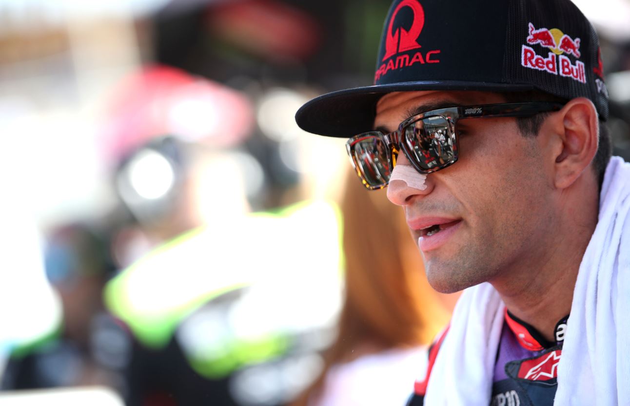 Jorge Martin dans un moment compliqué (Photo Gold&Goose Red Bull content pool) Jorge Martin dans un moment compliqué (Photo Gold&Goose Red Bull content pool)