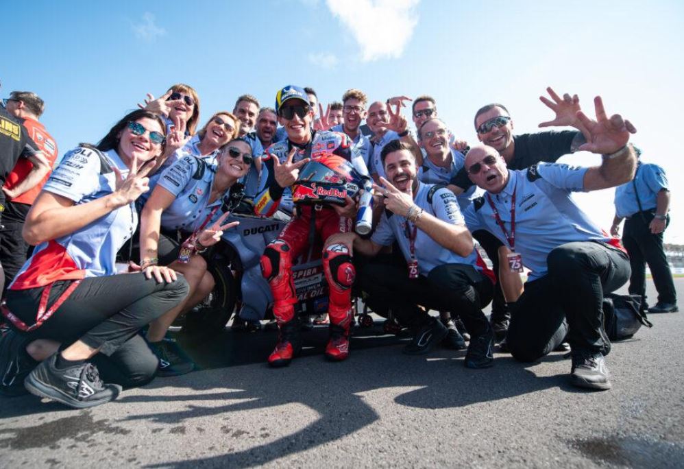 Marc Marquez ramène un top 3 à son équipe Marc Marquez ramène un top 3 à son équipe