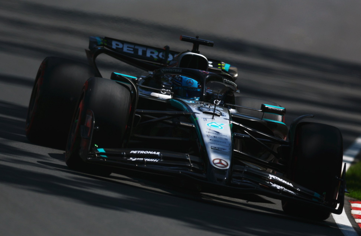 Russel retrouve la première marche du podium © AMG Mercedes F1