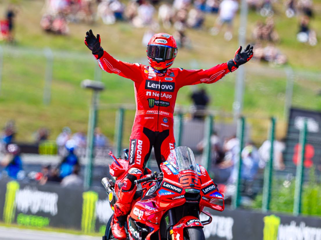 Coup de pression pour Marc Marquez (Photo Ducati)