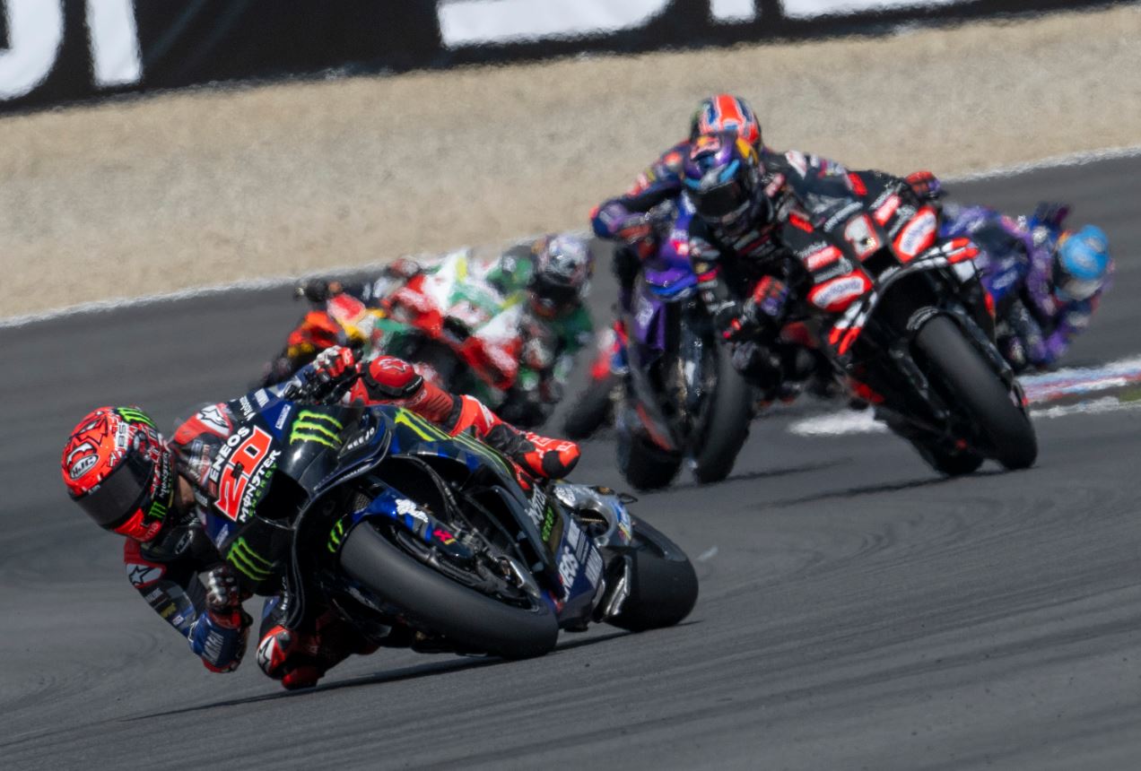 Quartararo lime le bitume en attendant mieux (Photo Yamaha Racing)