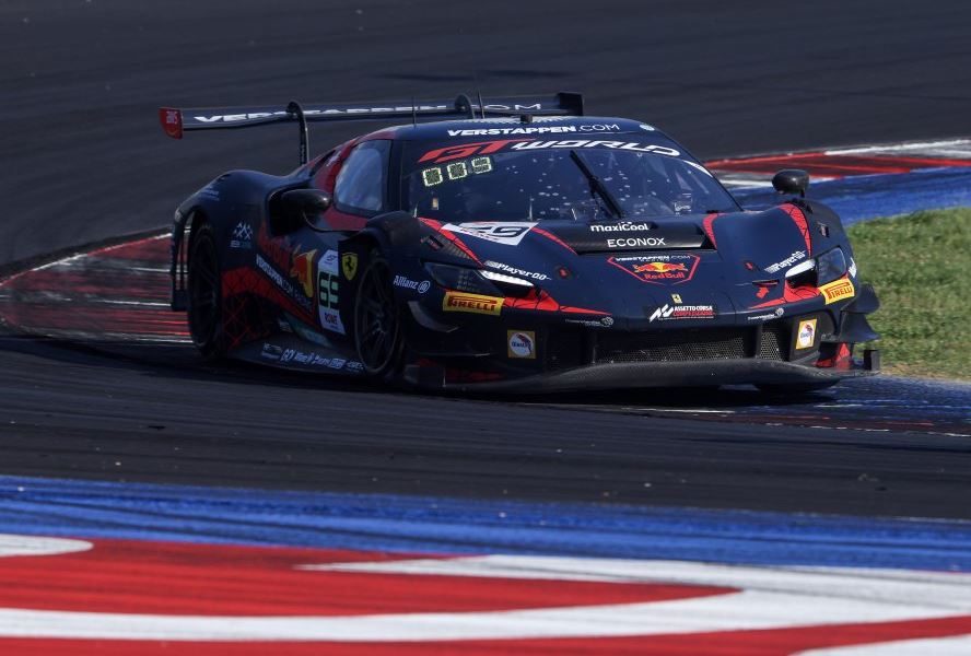 Une Ferrari s'impose en catégorie Gold (Photo SRO / JEP) Une Ferrari s'impose en catégorie Gold (Photo SRO / JEP)