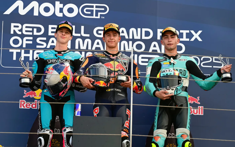 Le podium © www.motogp.com