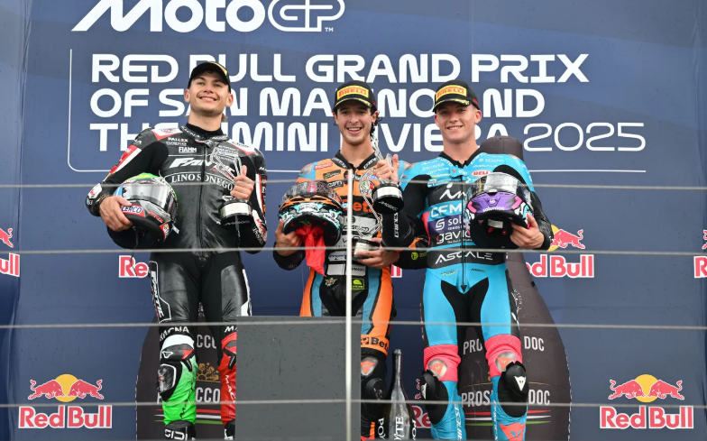 Le podium © www.motogp.com Le podium © www.motogp.com