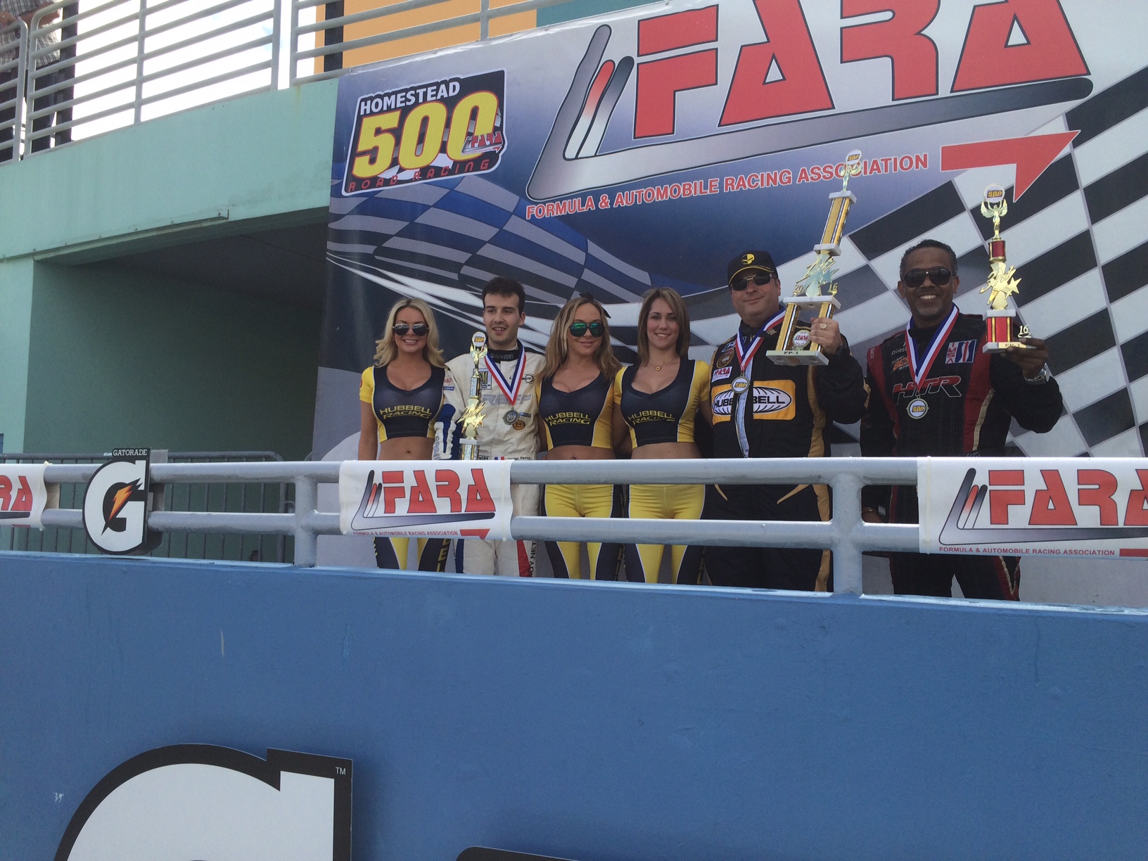 Un podium made in USA ! Un podium made in USA !