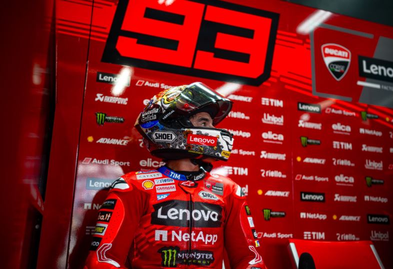 Pas de retour dans les stands pour Marc Marquez (Photo Ducati) Pas de retour dans les stands pour Marc Marquez (Photo Ducati)