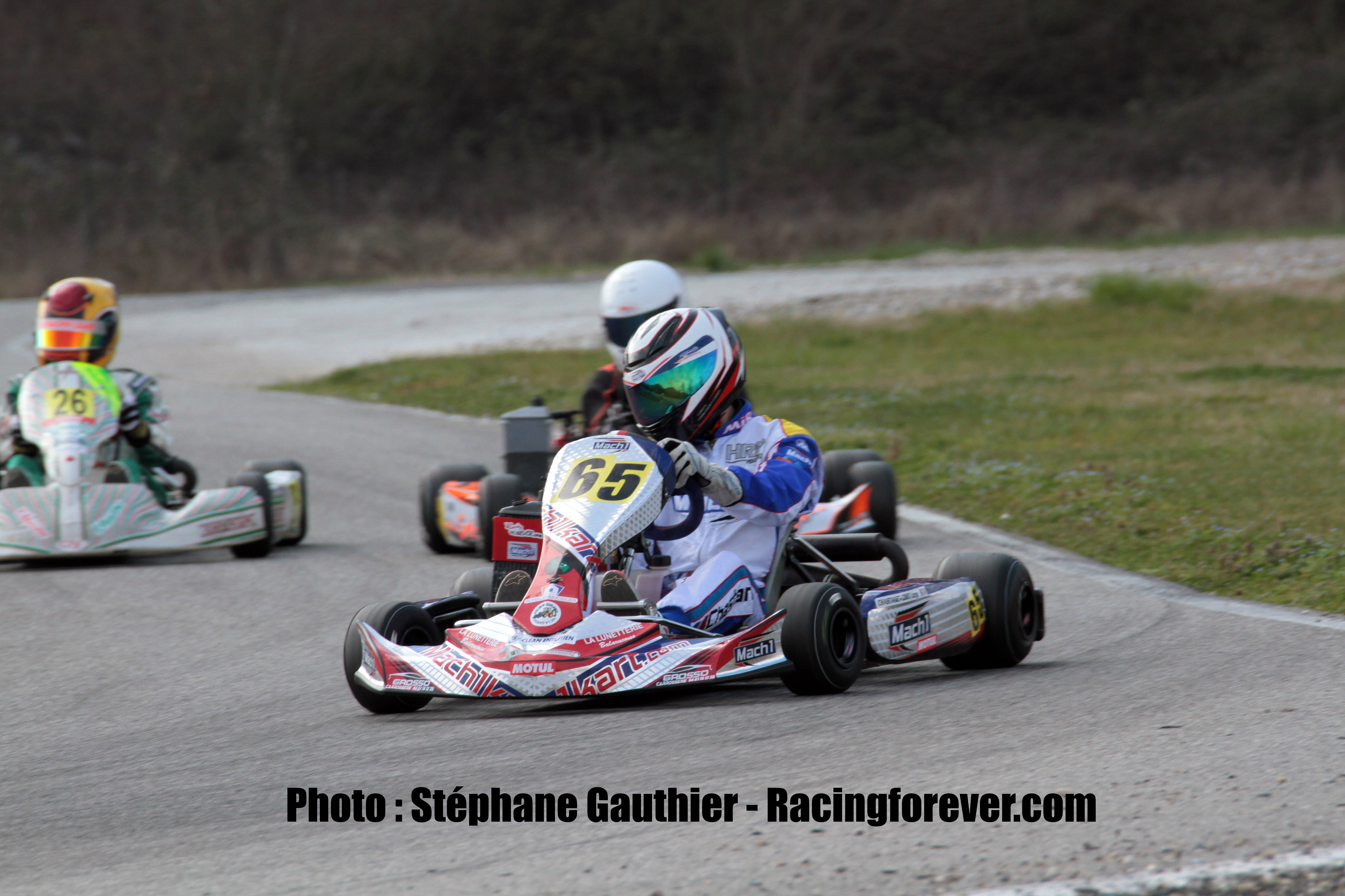 Karting Nationale : Lorys Chastanet-Comiti dans le bain de Lavelanet