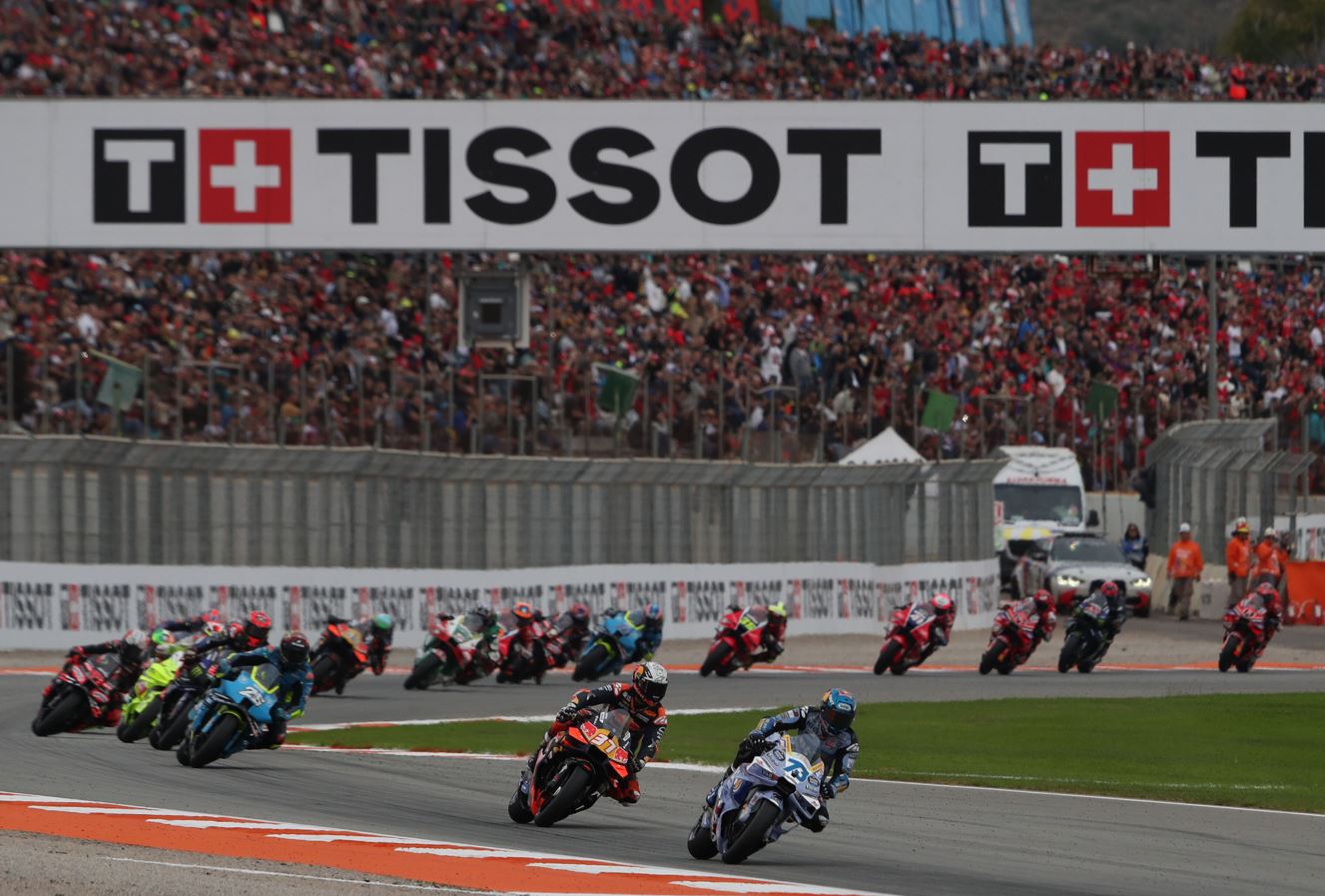 Alex Marquez emmène le sprint (Gold&Goose RedBull Content pool)