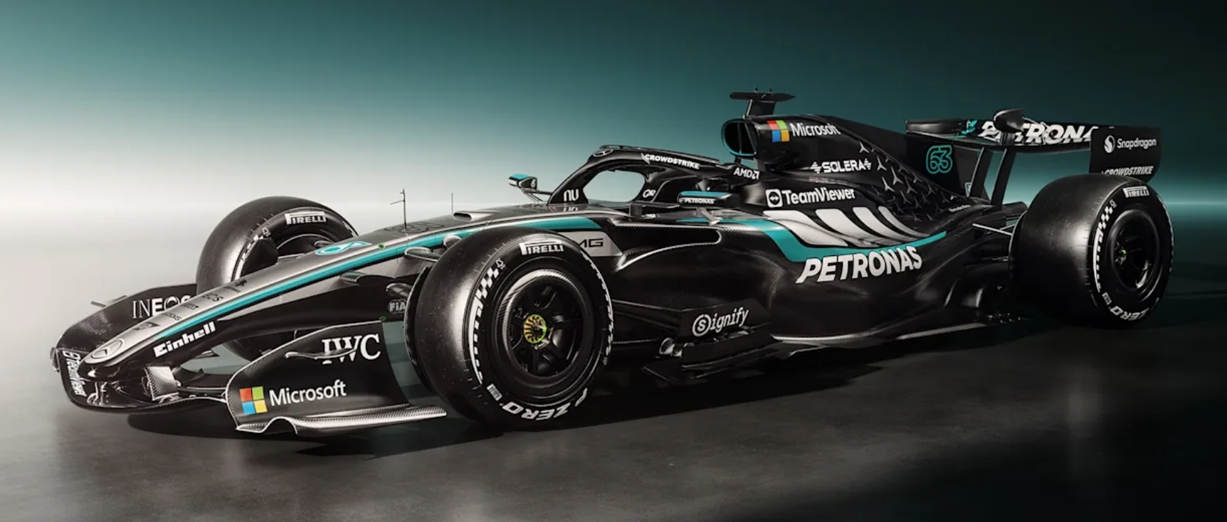 Changement de design sur l'arrière © AMG Mercedes F1