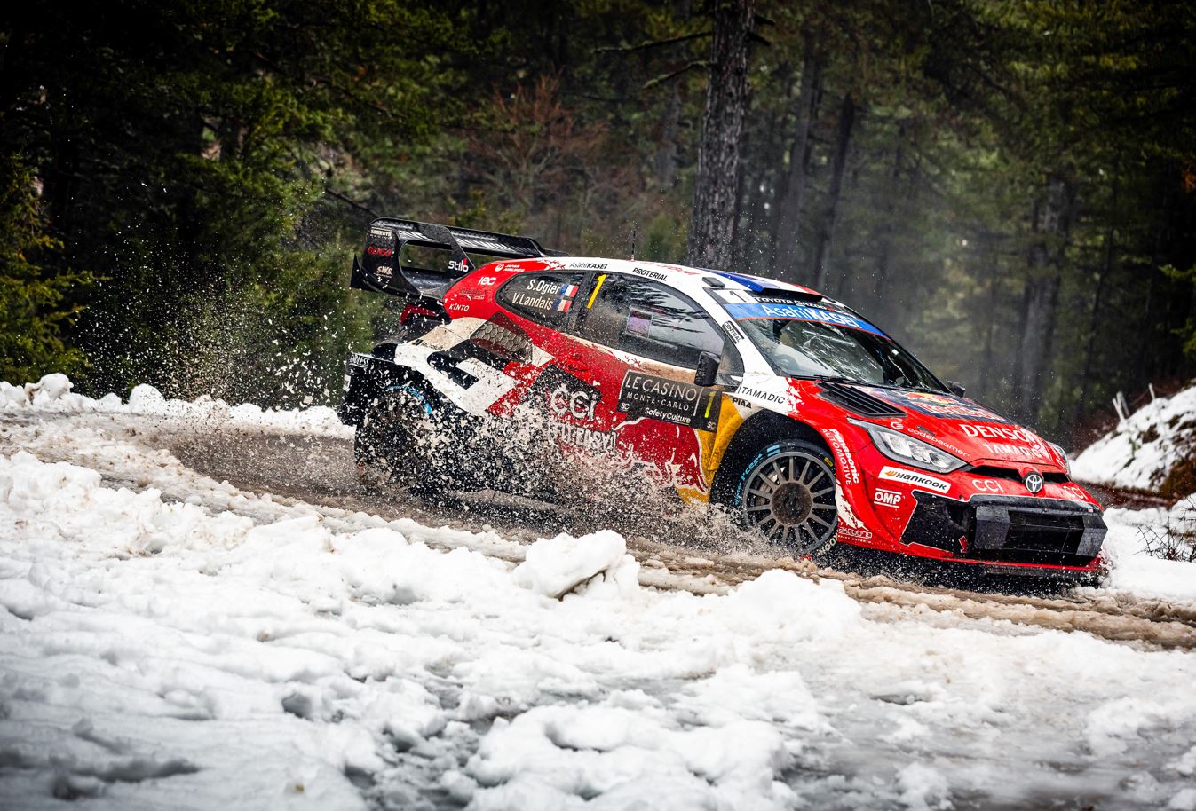 Des conditions très hivernales pour ce Monté-Carlo ! (Photo Jaanus Ree / Redbull Content pool)