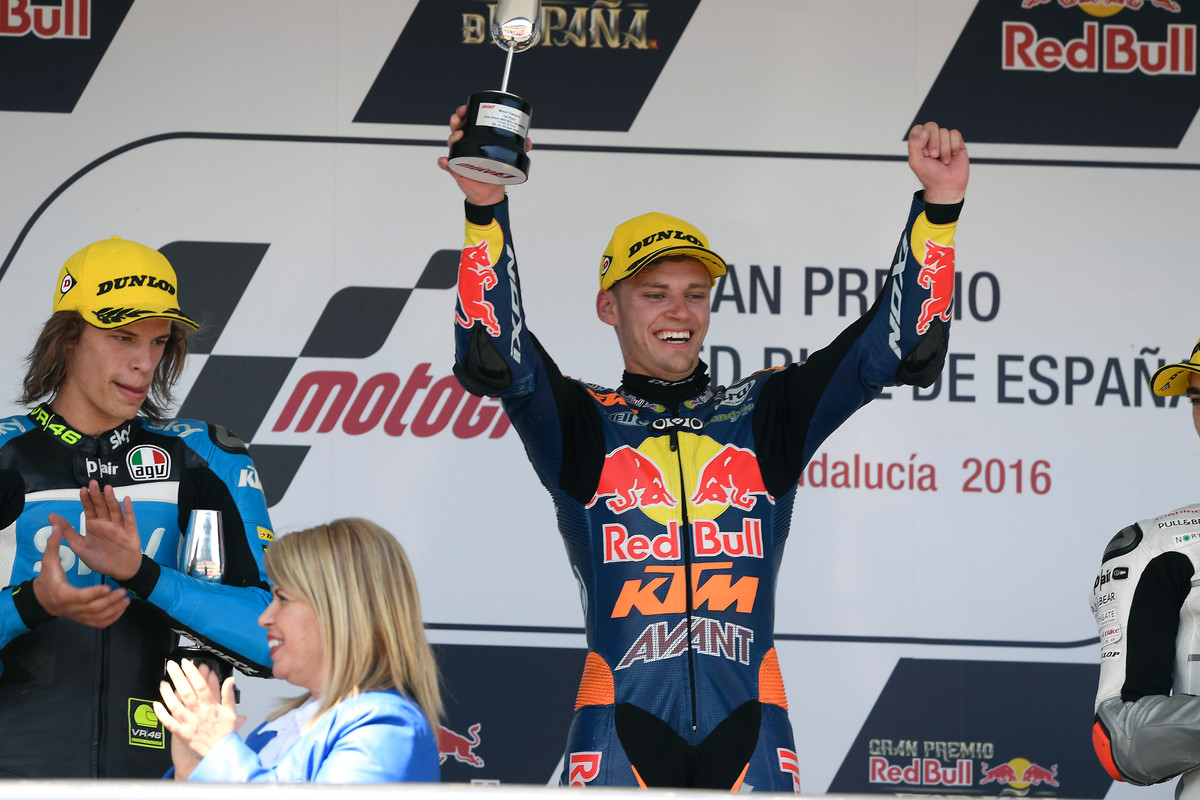 Moto3 : La baraka pour Brad Binder