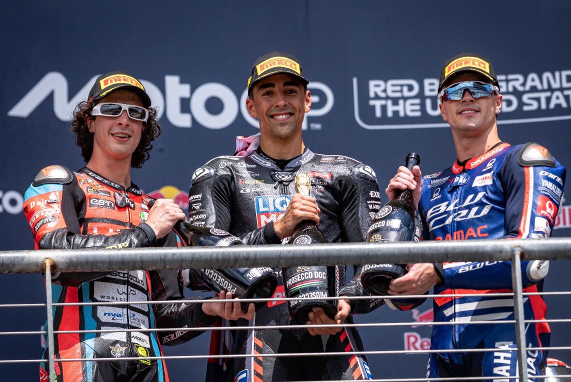 Le trio du podium d'Austin