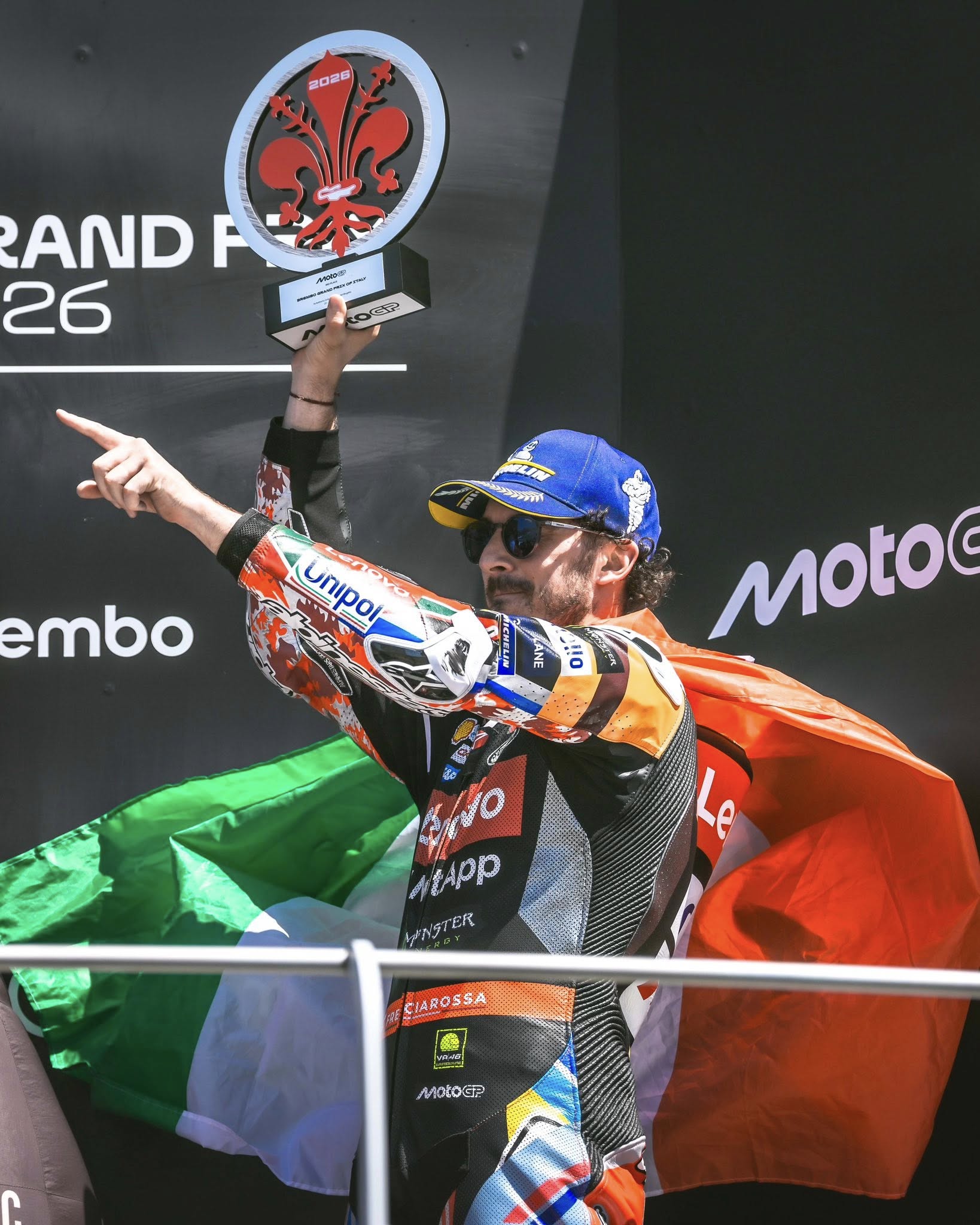 Un podium héroïque pour l'Italien