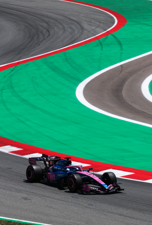 Les deux Alpine dans les points © Alpine F1
