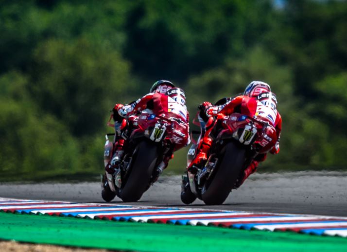Bagarre entre coéquipier chez Ducati (Photo Ducati)