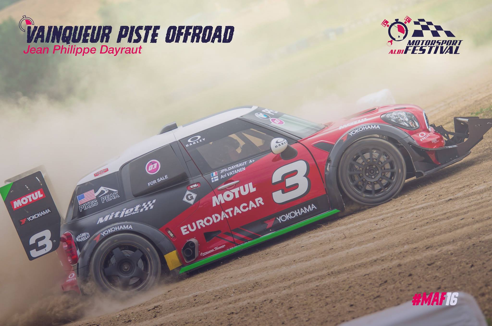 Jean Philippe Dayraut a fait le spectacle avec sa Mini Pikes Peak