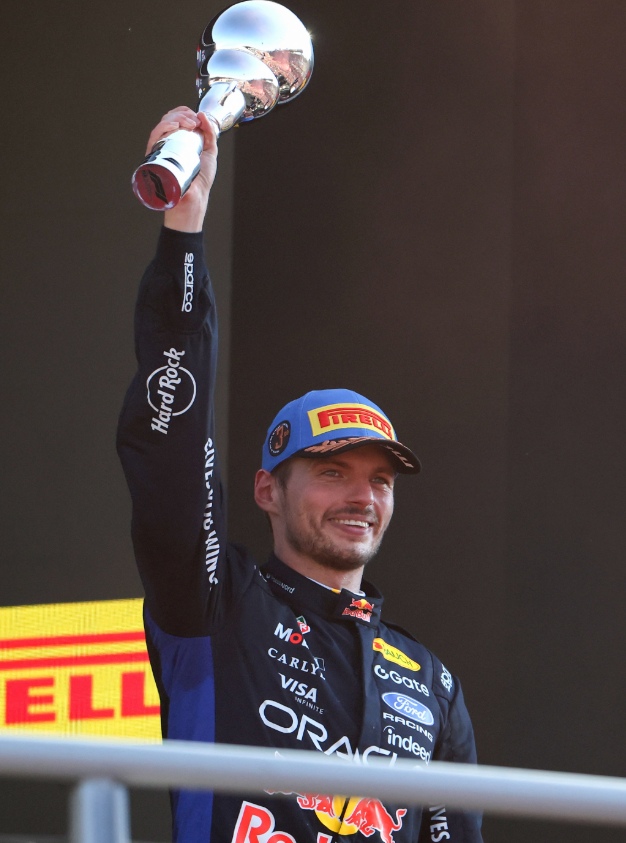 Verstappen a fait le boulot avec un podium © RedBull Media