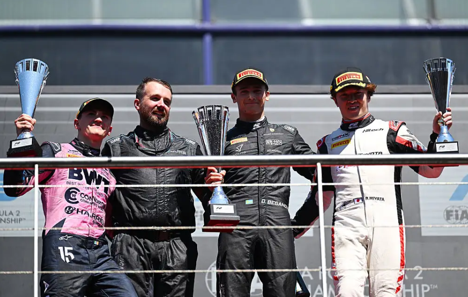 Le podium © FIA F2