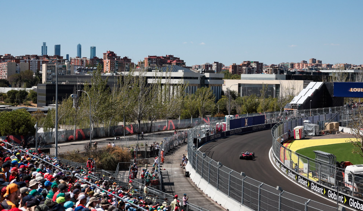 Peu d’action en piste sur le Madring © Ferrari